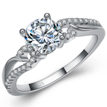 925 Silver Ring Jewelry Wholesales with CZ